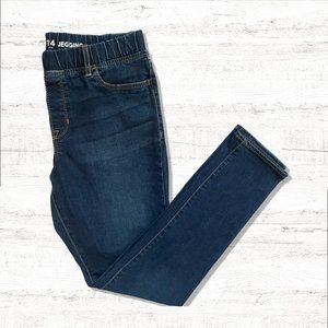 Gap Kids Girls  Pull-On Jeggings with Max Stretch - 14 Plus - Dark Wash